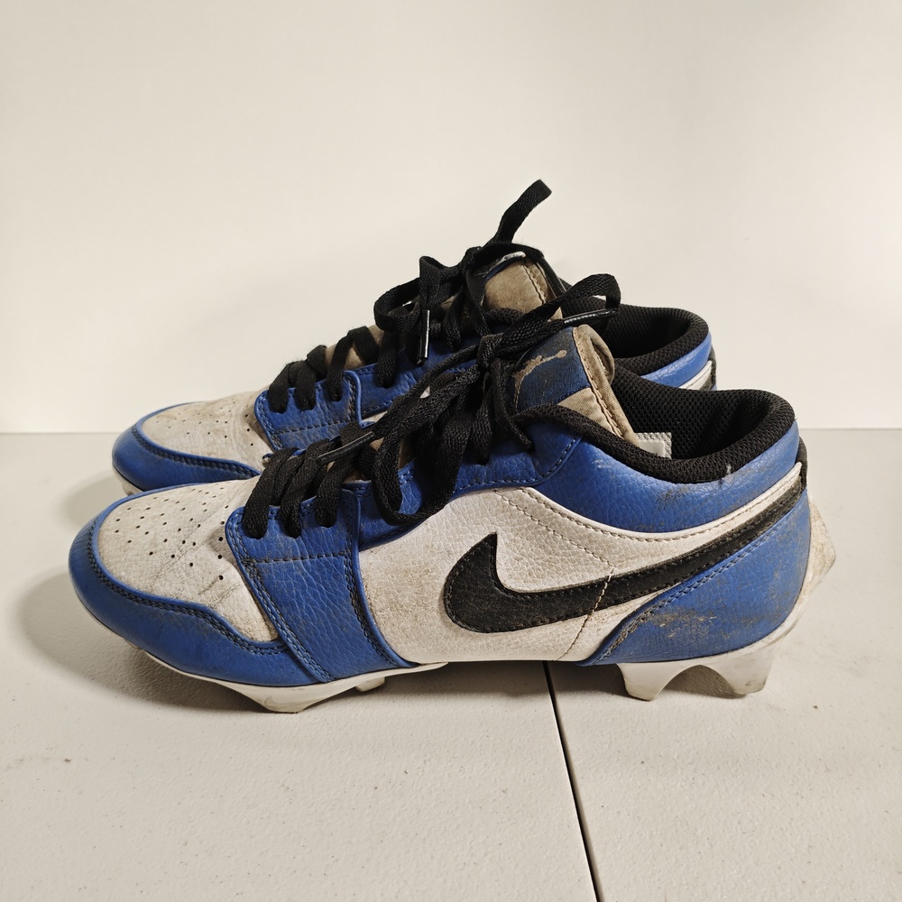 Nike Shoes Mens Size 8 Blue White Football Athletic Cleats Low Top FJ6245-104